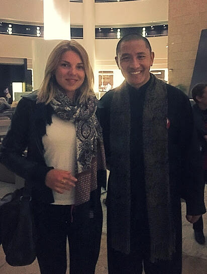 Me on the left, and Tulku Lobsang, Buddhist teacher and master, on the right